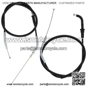 Push Pull Throttle Cable Set for Kawasaki Ninja 650R 54012-0225 54012-0241 (For: Kawasaki)