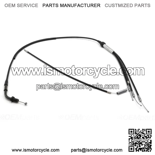 Complete Throttle Cable Set Kawasaki H2 Mach 4 (IV) 1972-1975 #54012-100 (For: Kawasaki)