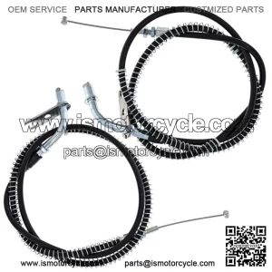 Push Pull Throttle Cable Set Kawasaki Vulcan 700 750 1500 VN1500A VN1500B (For: Kawasaki)