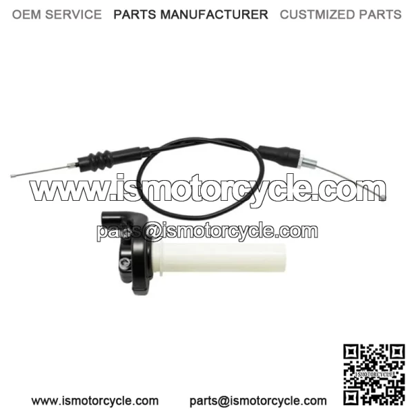 Kawasaki KLX110 New Complete Throttle Assembly & Cable Kit For OEM Carb KLX 110 (For: Kawasaki)
