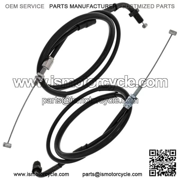 Push Pull Throttle Cable Set Honda CB750SC VF700S 17910-KE5-405 (For: Honda) - Image 2