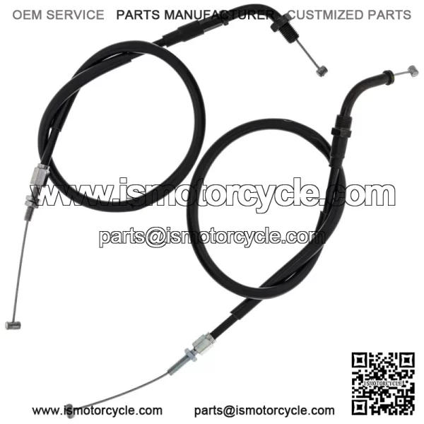 Push Pull Throttle Cable Set for Honda CBR600F2 CBR600F3 17910-MV9 (For: Honda)