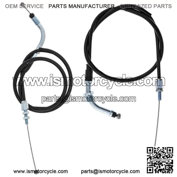Push Pull Throttle Cable Set for Honda CBR1000RR 17910-MEL 17920-MEL (For: Honda)