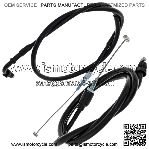 Push Pull Throttle Cable Set for Honda Shadow 1100 VT1100C 17910-MM8-000 (For: Honda) - Image 2