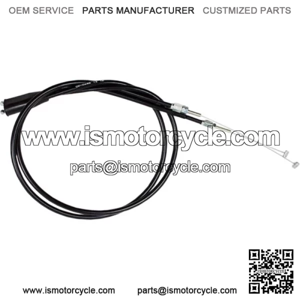 02-0486 - Black Vinyl Push/Pull Throttle Cable Set (For: Honda)