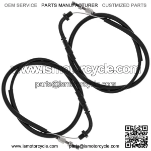 Push Pull Throttle Cable Set for Honda CB400F Kawasaki Z1R 17910-333-405 (For: Honda)