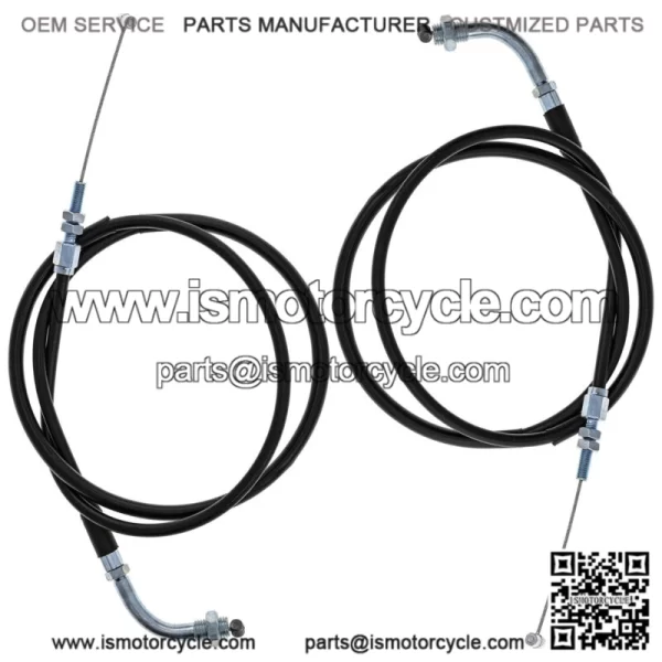 Push Pull Throttle Cable Set for Suzuki GS1000 GS750 GS850G 58300-45610 (For: Suzuki)