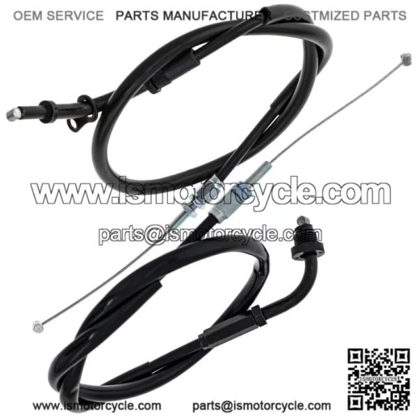 Push Pull Throttle Cable Set for Suzuki GSXR600 GSXR750 58300-33E00 (For: Suzuki) - Image 2