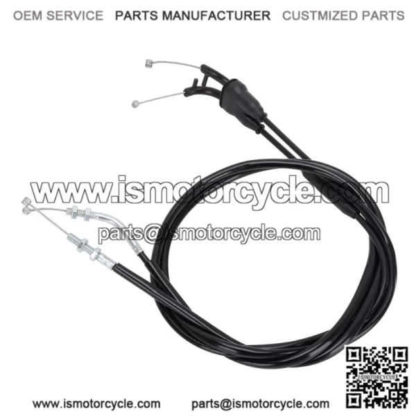 Throttle Cable Wire Black Line For DRZ400 2000-2004 DRZ400S DRZ400SM DRZ400E (For: Suzuki)