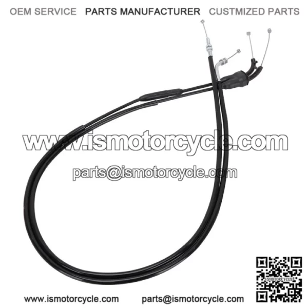 Throttle Cable Wire Black Line For DRZ400 2000-2004 DRZ400S DRZ400SM DRZ400E (For: Suzuki) - Image 4