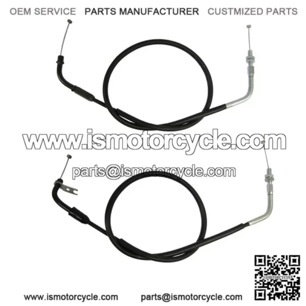 Throttle Cable Push & Pull For Suzuki GSF 1250 S Bandit (Half Faired) 2007-2009
