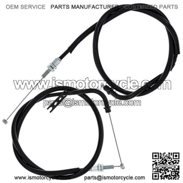 Push Pull Throttle Cable Set Yamaha GSXR600 GSXR750 58300-01H10 (For: Suzuki)