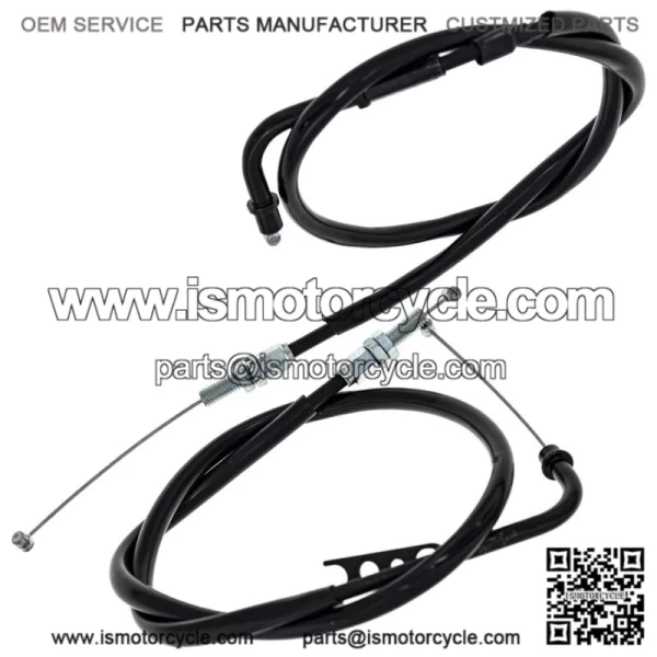 Push Pull Throttle Cable Set Yamaha GSXR600 GSXR750 58300-01H10 (For: Suzuki) - Image 2