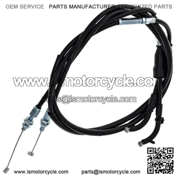 Push Pull Throttle Cable for Kawasaki KX250F Suzuki RMZ250 K5401-20119 (For: Suzuki) - Image 2