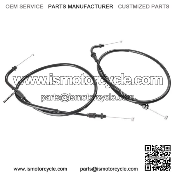 Motorcycle Throttle Cables Wire Line For Suzuki GSXR600 / GSXR750 2006-2010 (For: Suzuki) - Image 2