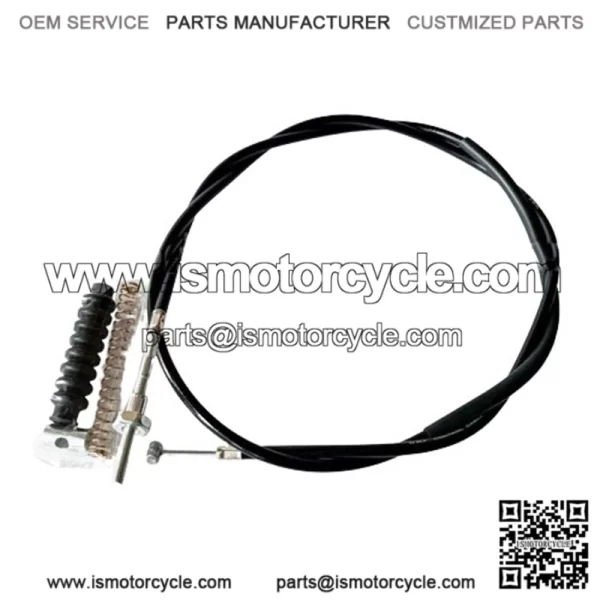 Set 5 Cables : Choke /Speedometer /Front brake /Clutch /Throttle For Suzuki K125 - Image 3