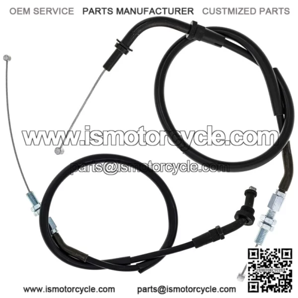 Push Pull Throttle Cable Set Suzuki SV650 SV650S 58300-20F00 58300-20F10 (For: Suzuki)