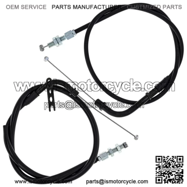 Push Pull Throttle Cable Set Suzuki GSXR1000 58300-41G10 58300-41G00 (For: Suzuki)