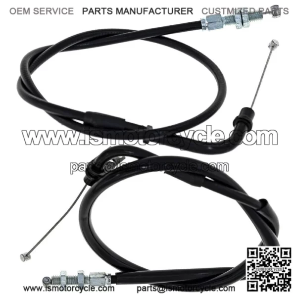 Push Pull Throttle Cable Set Suzuki GSXR1000 58300-41G10 58300-41G00 (For: Suzuki) - Image 2