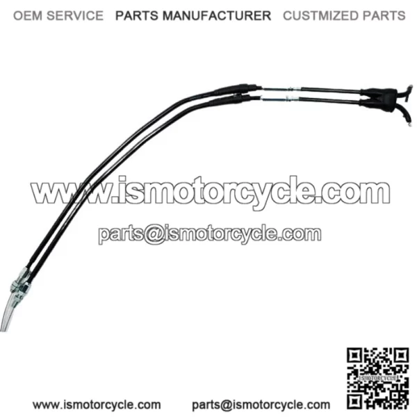 Push/Pull Throttle Cable Set Black #04-0259 fits Suzuki SV650/SV1000 (For: Suzuki)