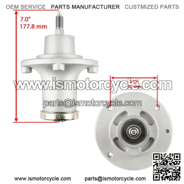539112170 539113300 539113312 Deck Spindle Pulley Blade Belt For RedMax RZT 61" - Image 2