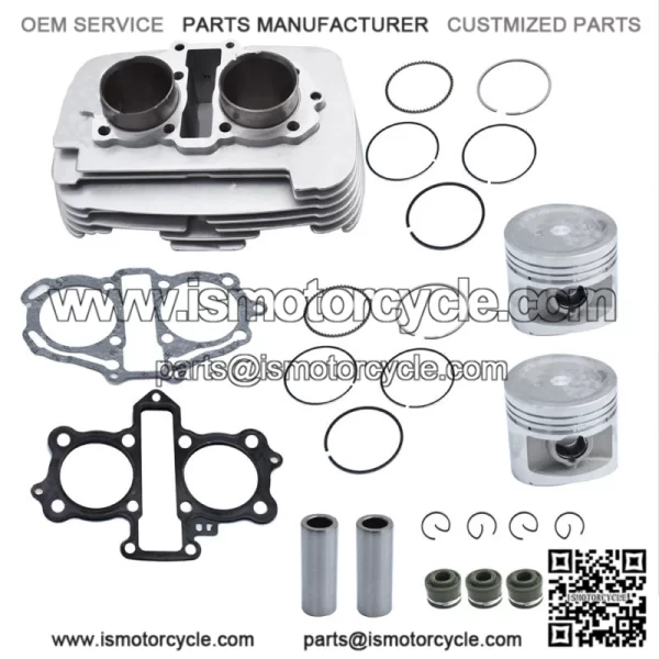 For Honda Rebel 250 CMX250 Engine Cylinder Assembly Replacement  Piston Gasket