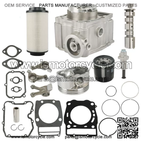 For Polaris Ranger 500 1999-2012 Cylinder Piston Camshaft Top End Rebuild Kit