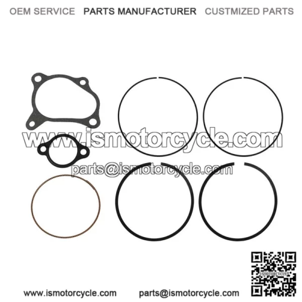 For Honda Trx400ex SporTrax Cylinder 397cc Piston Ring Top End Kit 1999-2008 - Image 3