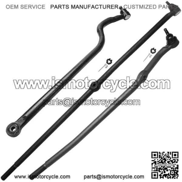 4WD Front 13pc Suspension Kit for 2000 2001 2002 Dodge Ram 2500 3500, 4 Upper & Lower Ball Joints, 4 Inner & Outer Tie Rods, 2 Sway Bars, 2 Adjusting Sleeves, 1 Track Bar, Replacement - Image 3