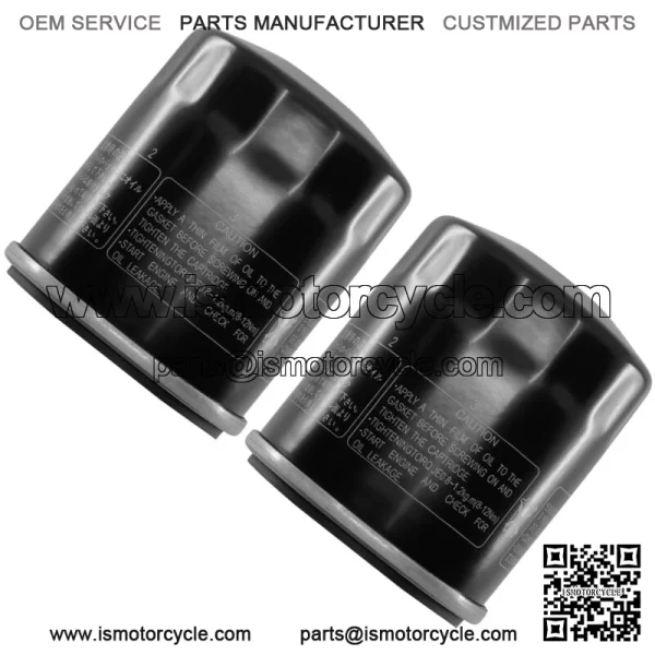 2 Pack Oil Filter for Yamaha YFM660 Grizzly YXR660 Rhino YFM450 Kodiak YFM450Fx (For: 2006 Yamaha Rhino 660) - Image 5