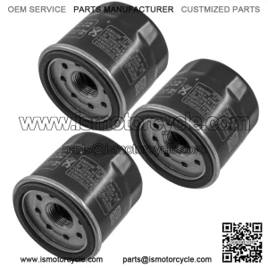 3 Pack Oil Filter for Yamaha YXR660 Rhino YZF R6 599 XJ6 Diversion 600 2006-2013