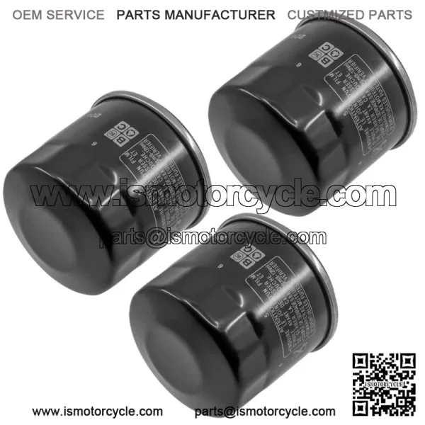 3 Pack Oil Filter for Yamaha YXR660 Rhino YZF R6 599 XJ6 Diversion 600 2006-2013 - Image 3