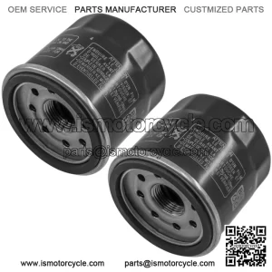 2 Pack Oil Filter for Yamaha YXR660 Rhino YZF R6 599 XJ6 Diversion 600 2006-2018