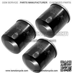 3 Pack Oil Filter for Yamaha YFM660 Grizzly YXR660 Rhino YFM450 Kodiak YYFM450Fx (Fits: Yamaha Rhino 660)