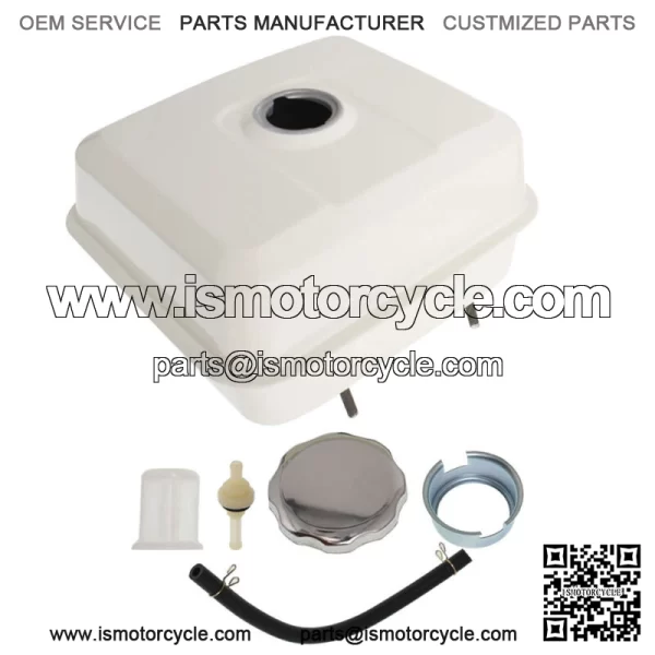 For Honda GX340 11HP GX390 13HP Fuel Tank Chrome Gas Cap Fuel Filter 6.4L - Image 2