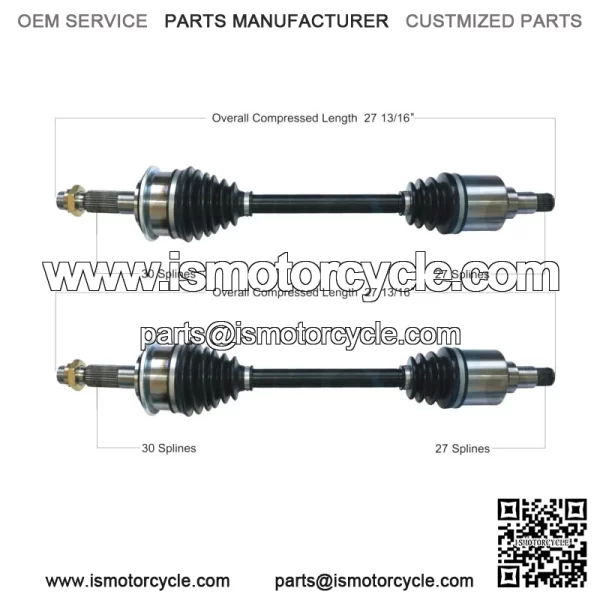 Front CV Axles Shafts Pair for Toyota Tundra Sequoia 00-07 4WD Set (For: Toyota)