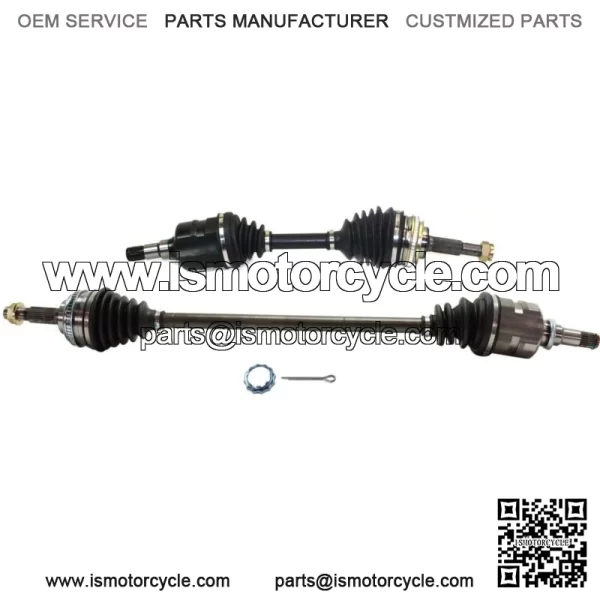 Front CV Half Shaft Axle Set For 93-02 Toyota Corolla Celica 93-97 Geo Prizm FWD (For: Toyota)