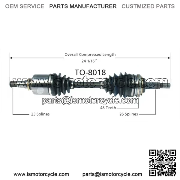 For Toyota Celica Corolla Prizm Front Driver Left CV Axle Shaft (For: Toyota)