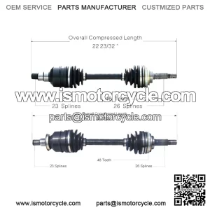 Pair Of 2 Front CV Joint Axle Shafts for Toyota Camry Corolla RAV4 Set (For: Toyota)