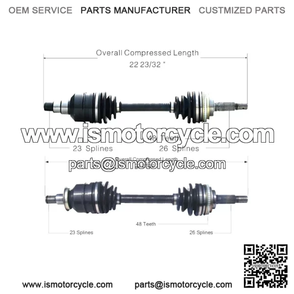 Pair Of 2 Front CV Joint Axle Shafts for Toyota Camry Corolla RAV4 Set (For: Toyota)