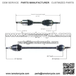 Pair Set of 2 Front CV Axle Shafts For Prizm Celica Corolla (For: Toyota)