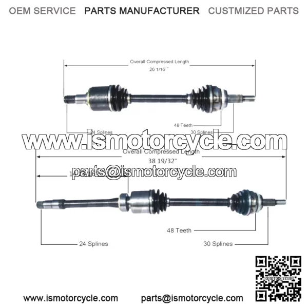 For Toyota Avalon FWD 2005-2007 3.5L V6 Pair of Front CV Axle Shaft Set (For: Toyota)