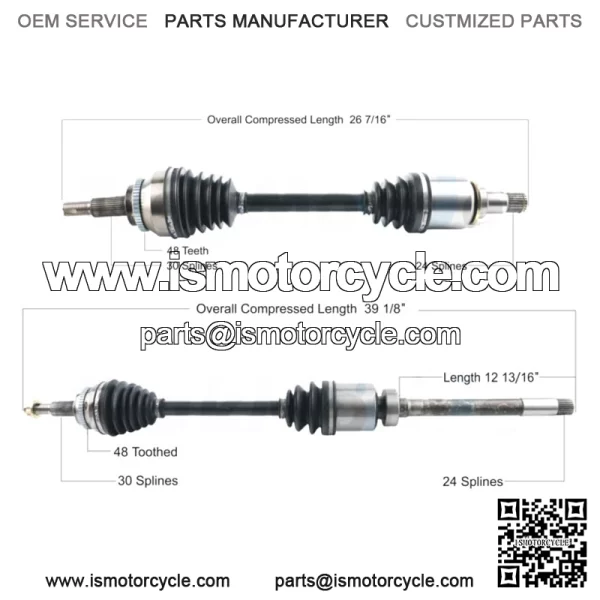Pair Set of 2 Front AAR CV Axle Shafts For Lexus RX350 Toyota 3.5l AWD (For: Toyota)