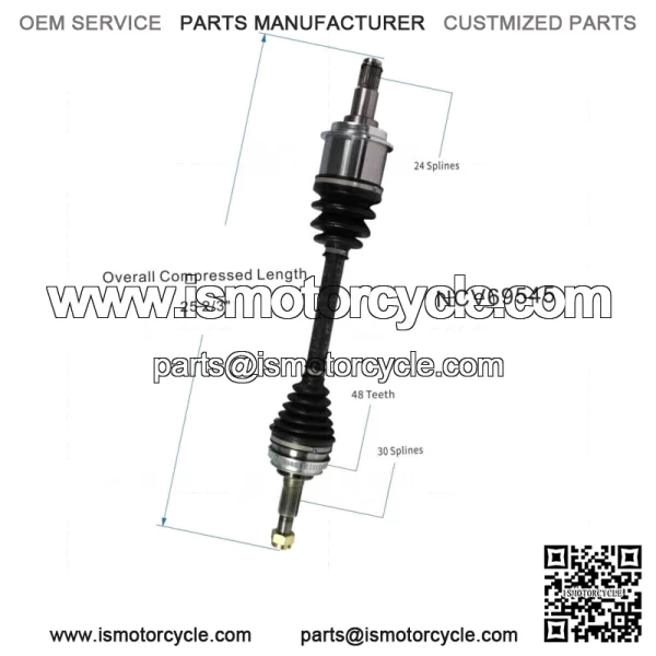 Front Left CV Joint Axle Shaft Assembly For Toyota Avalon Sienna Solara ES300 (For: Toyota)