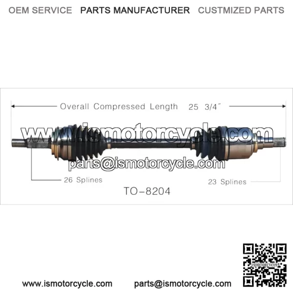 Fits Toyota Yaris 2006 2007 2008 2009 2X Front CV Axle Joint Shaft (For: Toyota) - Image 3