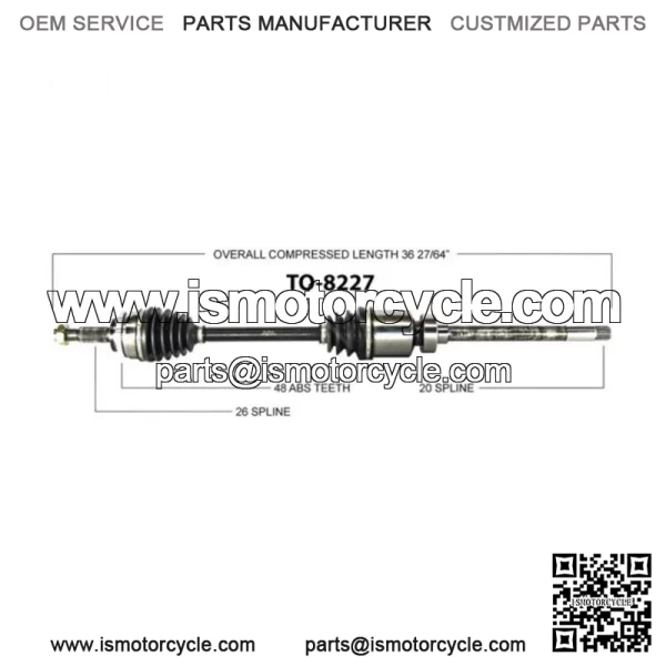 AWD For 2003 - 2005 2006 Toyota Matrix Pontiac Vibe Front Right CV Axle Shaft CA (For: Toyota)