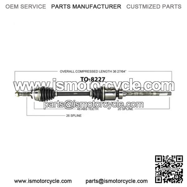 AWD For 2003 - 2005 2006 Toyota Matrix Pontiac Vibe Front Right CV Axle Shaft CA (For: Toyota) - Image 2