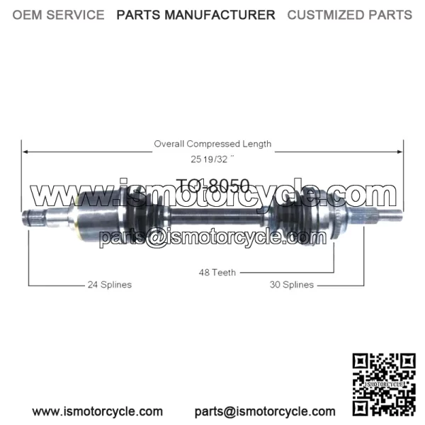 Front CV Axle Shaft Joint Left Fits 2003 Toyota Camry 2004 Lexus RX330 (For: Toyota)
