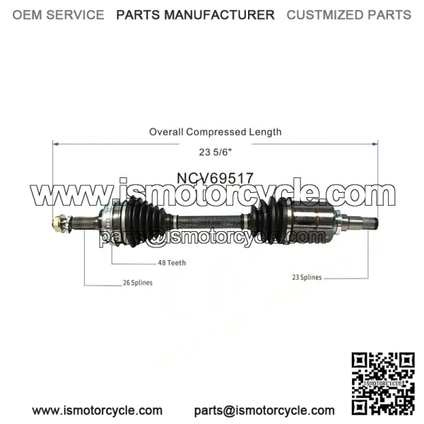 CV Axle Shaft Front Left Side fit for Toyota Corolla Prizm 1.6L 1.8L 1993-2002 (For: Toyota) - Image 2