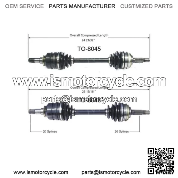 Front Left Front Right 2Of CV Axle Shaft For Toyota Celica 1986-1989 (For: Toyota)